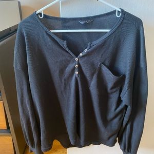Black long sleeve shirt